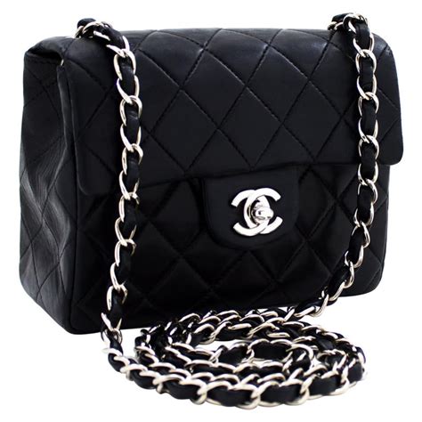 chanel silver chain handbag|chanel handbags with chain straps.